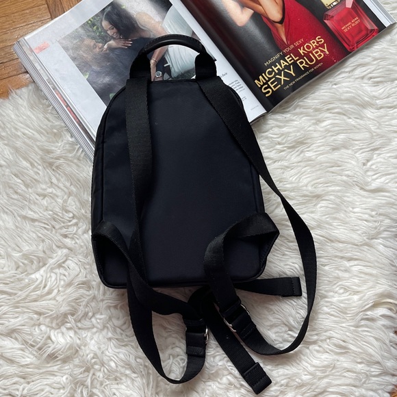 KNOMO London XS 9.5” Beauchamp Double Compartment Backpack in Black - Picture 6 of 14